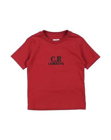 C.P. COMPANY UNDERSIXTEEN T-shirt Mattone 100% Cotone