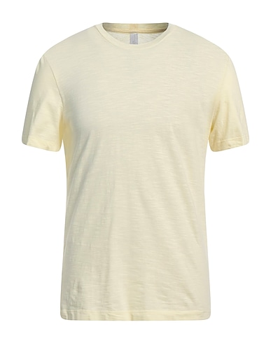 NEIL BARRETT Basic T-shirt Pastel yellow 100% Cotton