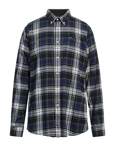BARBOUR Checked shirt Navy 100% Cotton