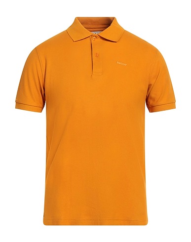 BARBOUR Polo Giallo ocra 100% Cotone