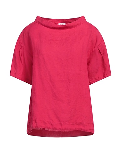 ROSSOPURO Top Fuchsia 100% Leinen