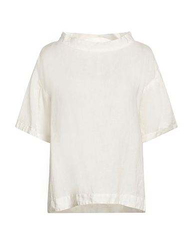 ROSSOPURO Top White 100% Linen