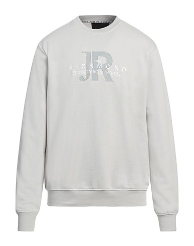 JOHN RICHMOND Sweatshirt Light grey 85% Cotton, 15% Polyester