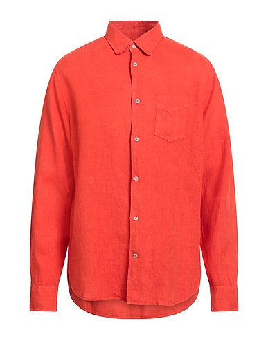 OFFICINE GÉNÉRALE Linen shirt Rust 100% Linen