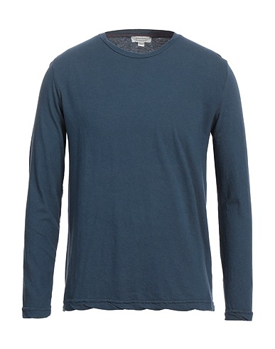 CROSSLEY Basic T-shirt Navy 85% Cotton, 15% Cashmere