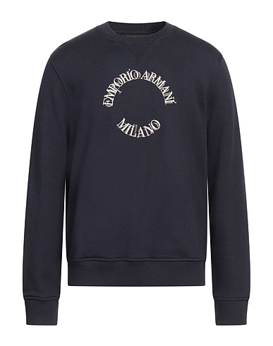 EMPORIO ARMANI Felpa Blu notte 67% Modal, 33% Cotone, Elastan