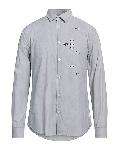 ARMANI EXCHANGE Striped shirt Black 100% Cotton