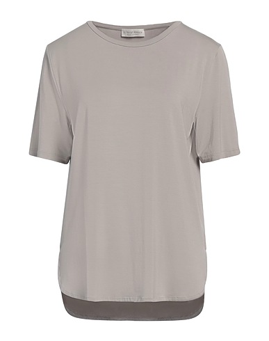 LE TRICOT PERUGIA Oversize-T-Shirt Grey 96% Viscose, 4% Elastane