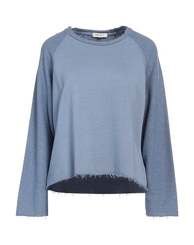 CROSSLEY Sweatshirt Light blue 65% Cotton, 35% Modacrylic