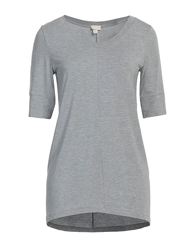 HANRO ベーシックTシャツ グレー レーヨン 94% / ポリウレタン 6%