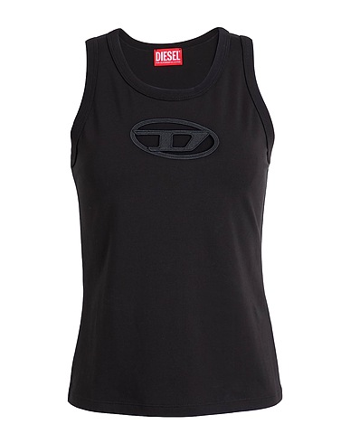 DIESEL Vest T-LYNYS-OD Black 93% Cotton, 7% Elastane