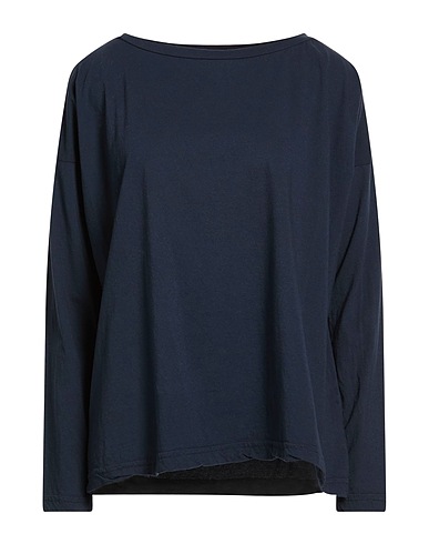 CROSSLEY Basic T-Shirt Navy blue 100% Cotton