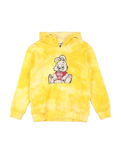 GUESS Sweatshirt Yellow 77% Cotton, 23% Polyester