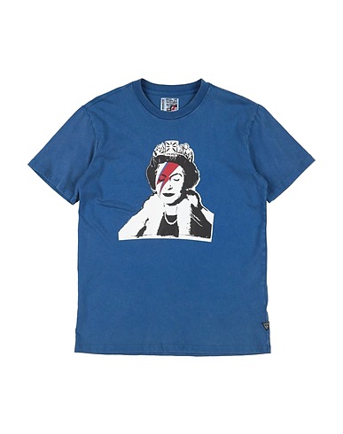 GUESS T-shirt Blue 100% Cotton