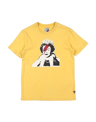 GUESS T-shirt Yellow 100% Cotton