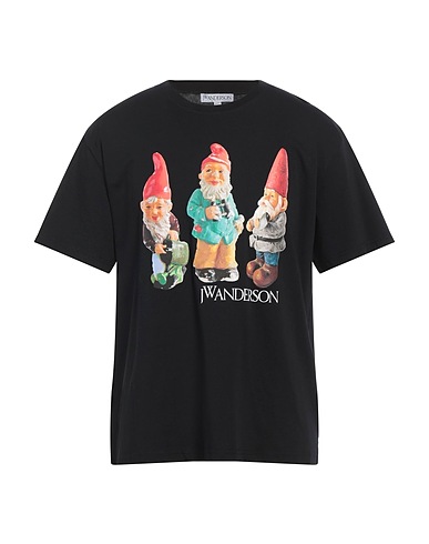 JW ANDERSON 티셔츠 블랙 100% 코튼