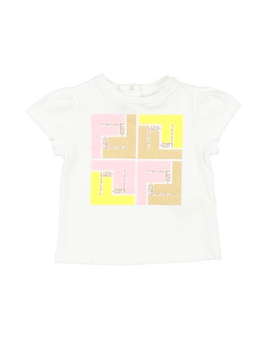 FENDI T-shirt KIDS White 100% Cotton