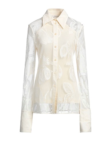 SPORTMAX Camicie e bluse in pizzo Avorio 65% Cotone, 35% Poliammide