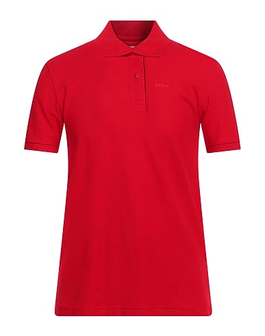 BARBOUR Polo shirt Red 100% Cotton