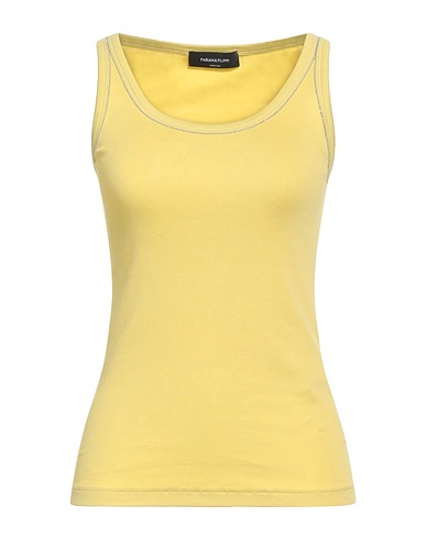FABIANA FILIPPI Canotta Verde lime 94% Cotone, 6% Elastan