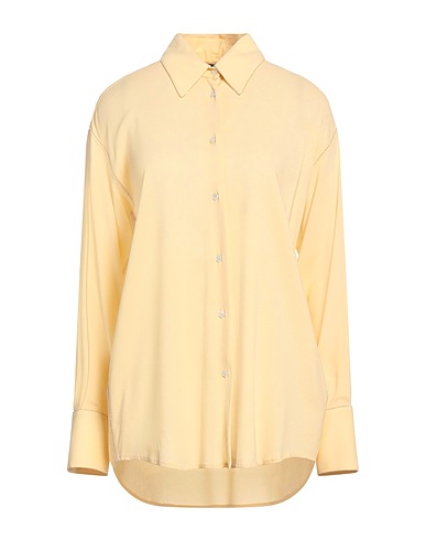 FABIANA FILIPPI Solid colour shirts & blouses Pastel yellow 96% Viscose, 4% Elastane