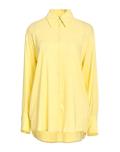 FABIANA FILIPPI Camicie e bluse tinta unita Verde lime 96% Viscosa, 4% Elastan