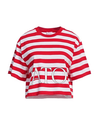PATOU T-shirt Red 100% Cotton