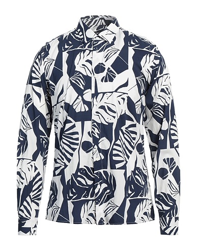 ANTONY MORATO Patterned shirt BLU NOTTE 50% Viscose, 50% Cotton