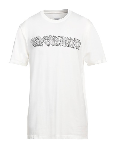 C.P. COMPANY T-shirt White 100% Cotton