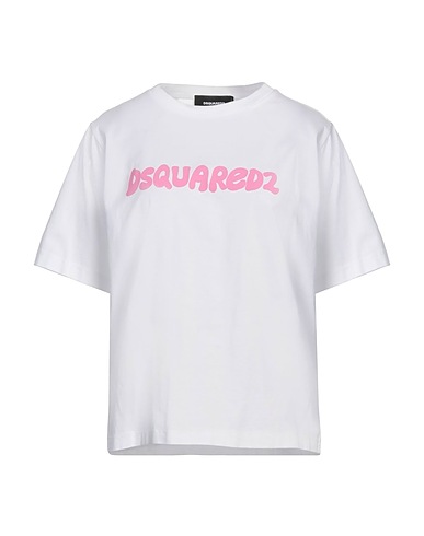 DSQUARED2 T-shirt Bianco 100% Cotone