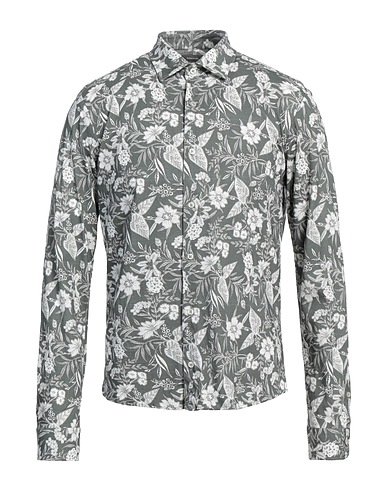 ROSSOPURO Patterned shirt Grey 100% Cotton