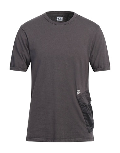 C.P. COMPANY T-shirt Piombo 100% Cotone, Elastan