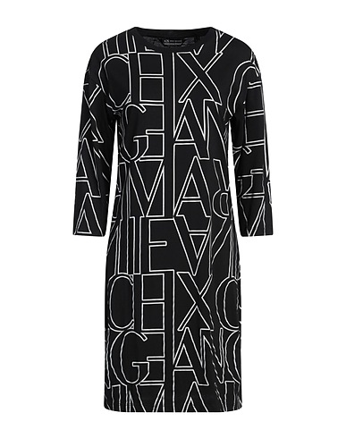 ARMANI EXCHANGE Minivestido Negro 100% Algodón