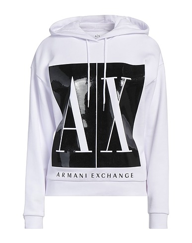 ARMANI EXCHANGE スウェット ホワイト コットン 100%