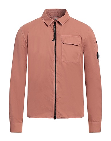 C.P. COMPANY Camicia tinta unita Rosa antico 100% Cotone