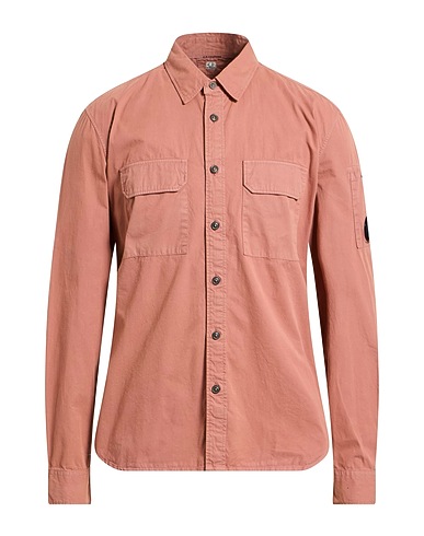 C.P. COMPANY Camicia tinta unita Rosa antico 100% Cotone