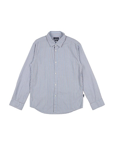 NUKUTAVAKE Patterned shirt Sky blue 100% Cotton