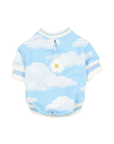 MONNALISA Sweatshirt Sky blue 95% Cotton, 5% Elastane