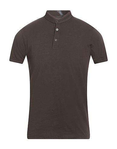 ROSSOPURO T-shirt Dark brown 100% Cotton