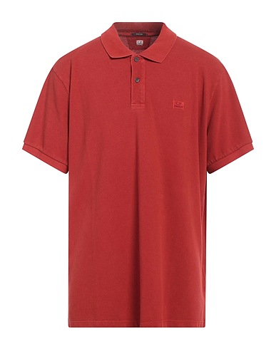 C.P. COMPANY Polo shirt Brick red 100% Cotton