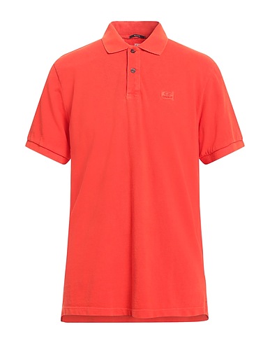 C.P. COMPANY Polo shirt Orange 100% Cotton