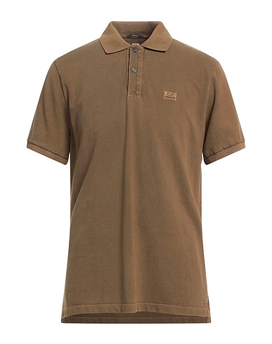 C.P. COMPANY Polo shirt Military green 100% Cotton