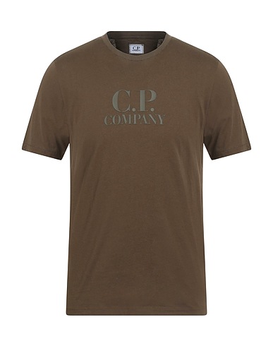 C.P. COMPANY T-shirt Verde militare 100% Cotone