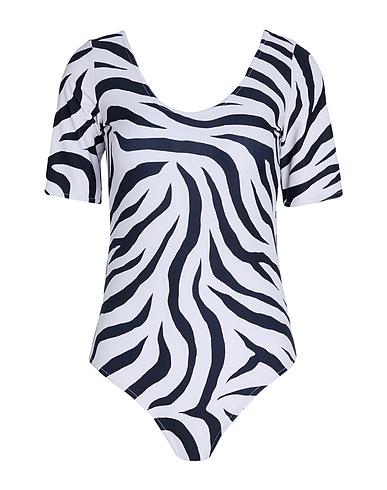 MARYAM NASSIR ZADEH TOPWEAR Black 82% Polyamide, 18% Polyurethane