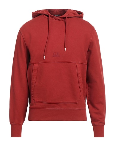 C.P. COMPANY Hoodie Ziegelrot 100% Baumwolle