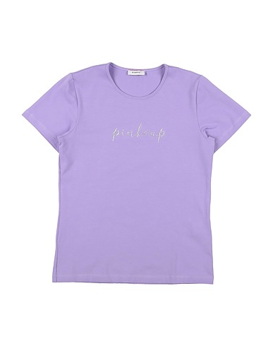 PINKO UP T-shirt Purple 96% Cotton, 4% Elastane