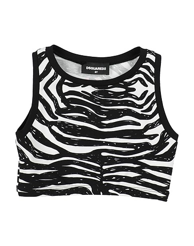 DSQUARED2 T-shirt Black 90% Cotton, 10% Elastane