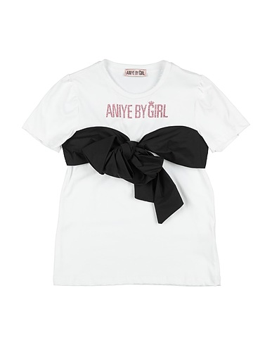 ANIYE BY T-shirt Bianco 100% Cotone
