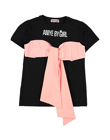 ANIYE BY T-shirt Black 100% Cotton