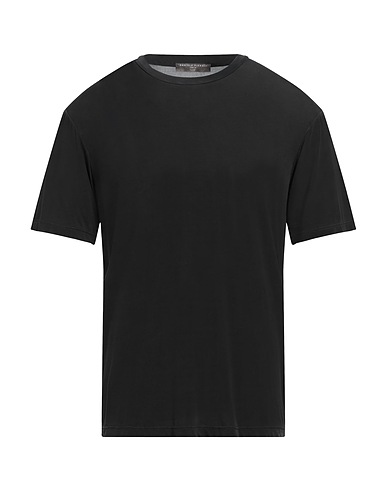 DANIELE FIESOLI T-shirt Nero 89% Cupro, 11% Elastan